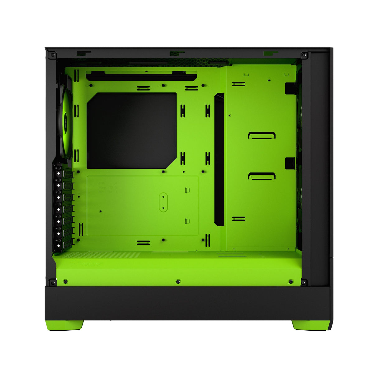 Caja Pc Fractal Design  Pop Air Rgb Green Core Tg Clear Tint