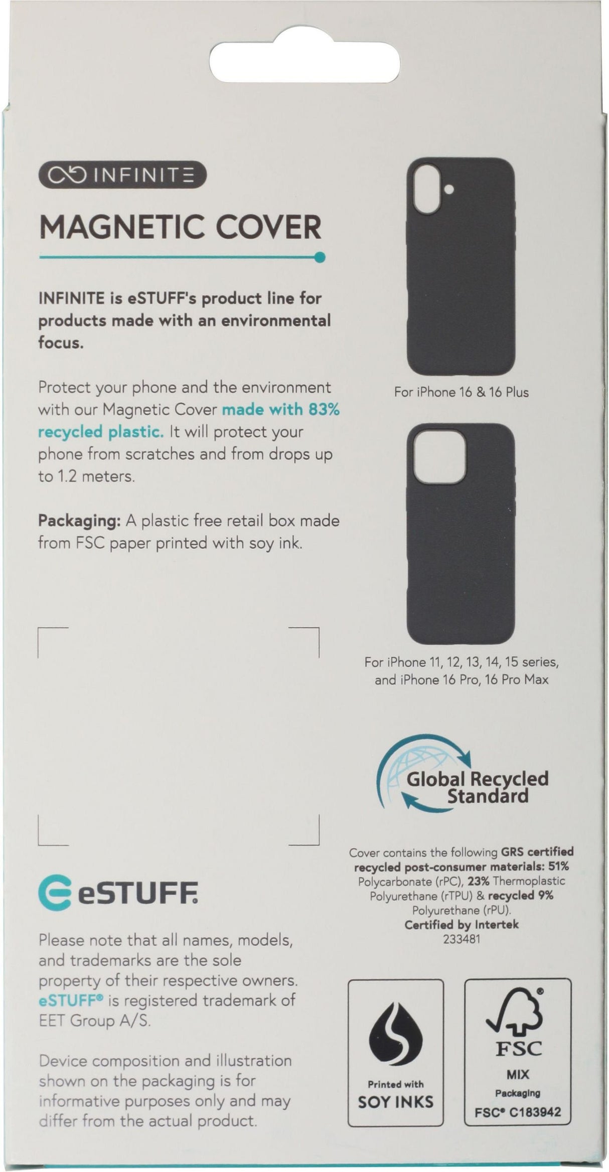 EAN 5715063424810 - eSTUFF ES67160024 funda para teléfono móvil 15,5 cm (6.1") Marrón imagen 8