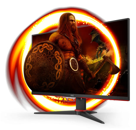 EAN 4038986199919 - AOC 24G2SAE/BK pantalla para PC 60,5 cm (23.8") 1920 x 1080 Pixeles Full HD Negro, Rojo imagen 2