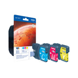 Brother Tinta Lc-1100hy Rainbow C/Y/M Cyan, Magenta, Yellow, Blister