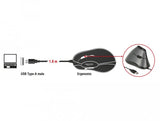 EAN 4043619125272 - DeLOCK 12527 ratón Oficina mano derecha USB tipo A Óptico 800 DPI imagen 3