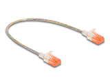 Delock Rj45 Cable De Red Cat.6a U/Utp Slim 0,3 M Transparente