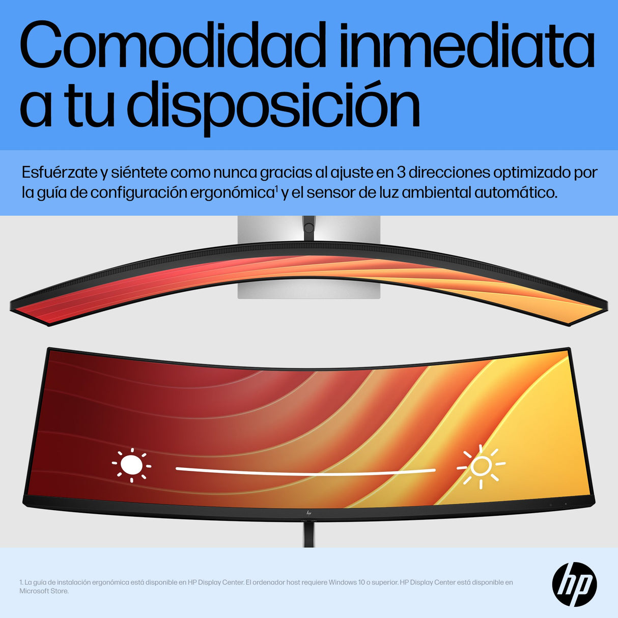 EAN 5715063350898 - HP E45c G5 DQHD Curved Monitor pantalla para PC 113 cm (44.5") 5120 x 1440 Pixeles Dual QHD LCD Negro imagen 8