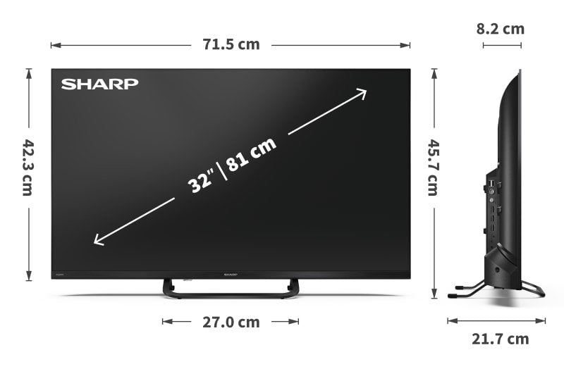 EAN 5905683273503 - Sharp 32HF3265E Televisor 81,3 cm (32") imagen 6