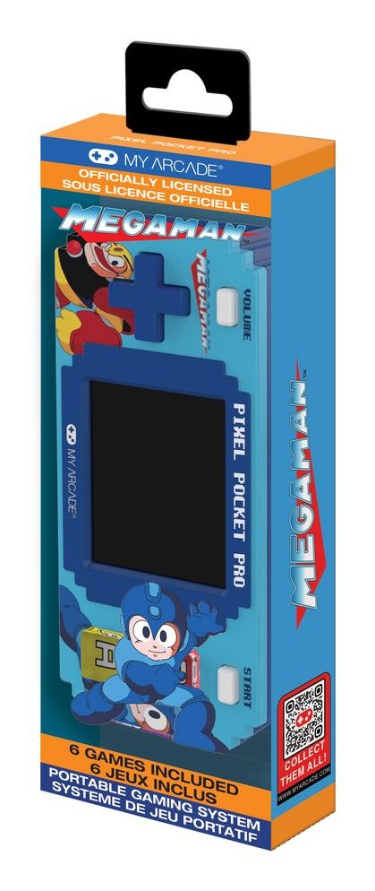 My Arcade Micro Pixel Pocket Pro Mega Man Gaming System
