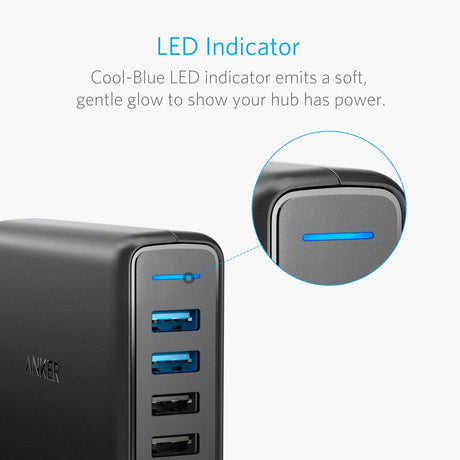 EAN 0848061018424 - Anker PowerPort Speed 5 Universal Negro Corriente alterna Interior imagen 6