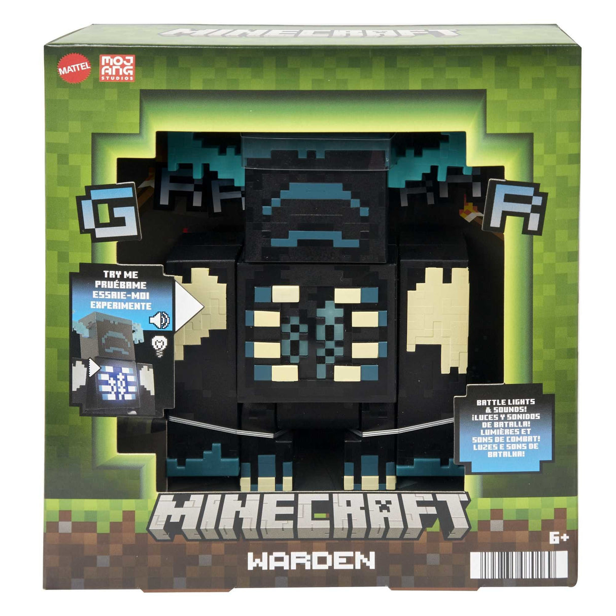 Figura Mattel Minecraft The Warden, Hhk89