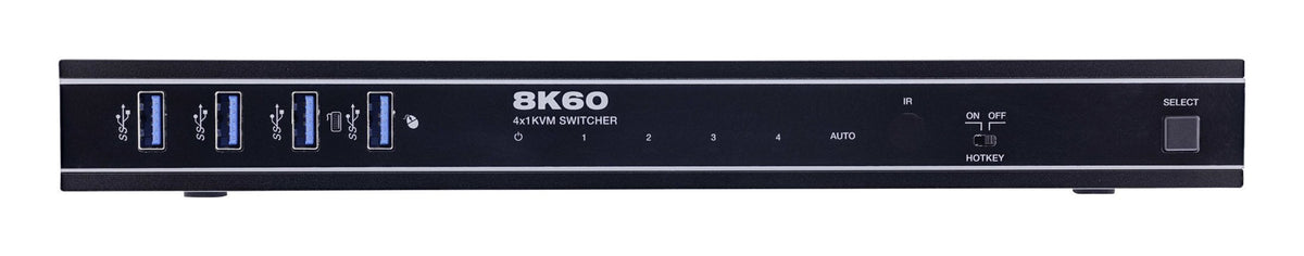 Inline Kvm Switch, 4x1 ,Hdmi 8k/60hz, Usb 3.2 Hub