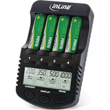 Cargador Rápido Inline Premium, Nicd+Nimh Aa Y Aaa