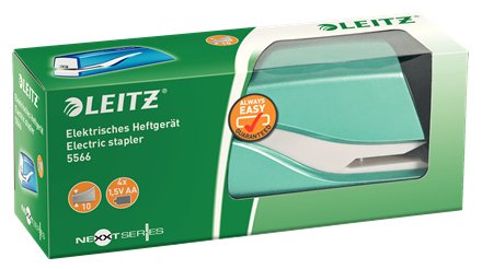Leitz Elektrohefter Nexxt Series Wow 5566 Eisblau-Metallic