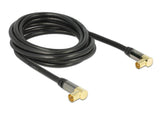 Delock Cable Iec Stecker 90g > Iec Buchse 90g Rg-6 U 3m