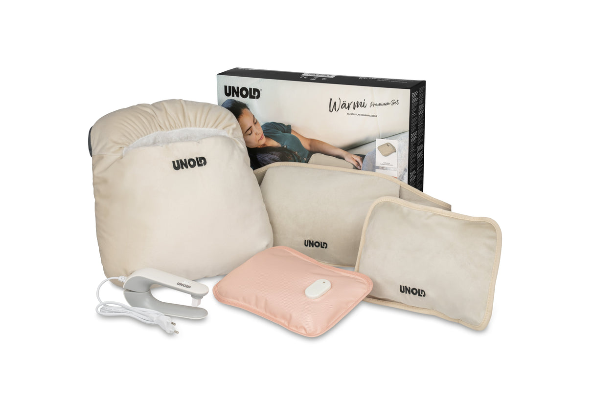 Unold 86020  Wärmi Premium Set Elektrische Wärmflasche    Beige