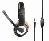 Auriculares Gembird Mhs-03-Bkrd Mini Jack 4-Pin, 1.8m, Negro-Rojo