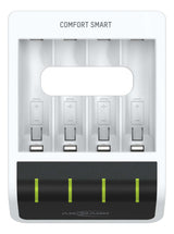 Cargador Ansmann Comfort Smart Entrada Usb Para 1-4 Nimh