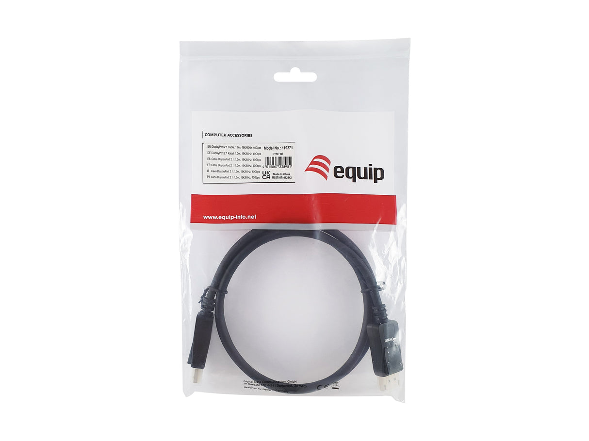 EAN 4015867238981 - Equip 119271 cable DisplayPort 1 m Negro imagen 5