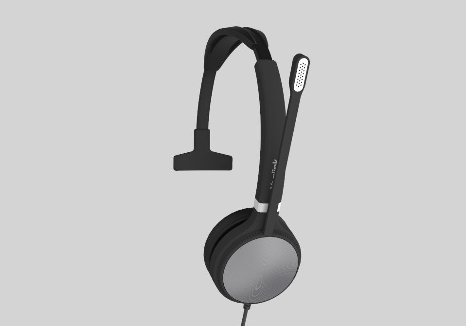 Uh36 Mono Headset Wired  Head-Band Office/Call Center