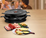 Tefal Re3208 Store'In 2 En 1, Raclette Negra, 1050 Vatios, Para 8 Personas Re3208