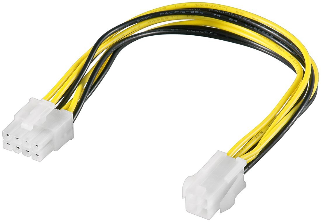 Cable Adaptador Alimentación Atx 8 Pines A 4 Pines