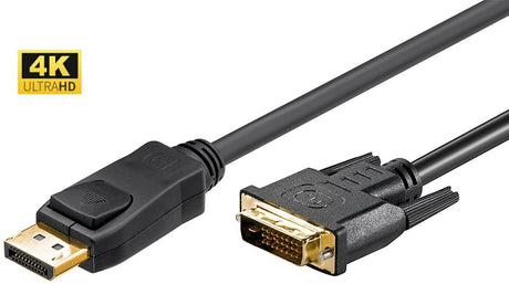 EAN 5704327577263 - Microconnect DP-DVI-MM-200 adaptador de cable de vídeo 2 m DisplayPort Negro imagen 1