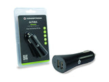 Conceptronic Cargador 5v 2x Usb Para Coche 12/24v 4.2a