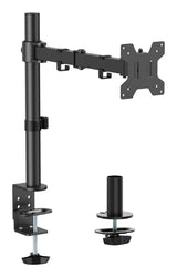 Aisens Soporte De Mesa Eco Giratorio E Inclinable Para Monitor/Tv 10kg (3 Pivotes, 1 Brazo) De 17-32, Negro
