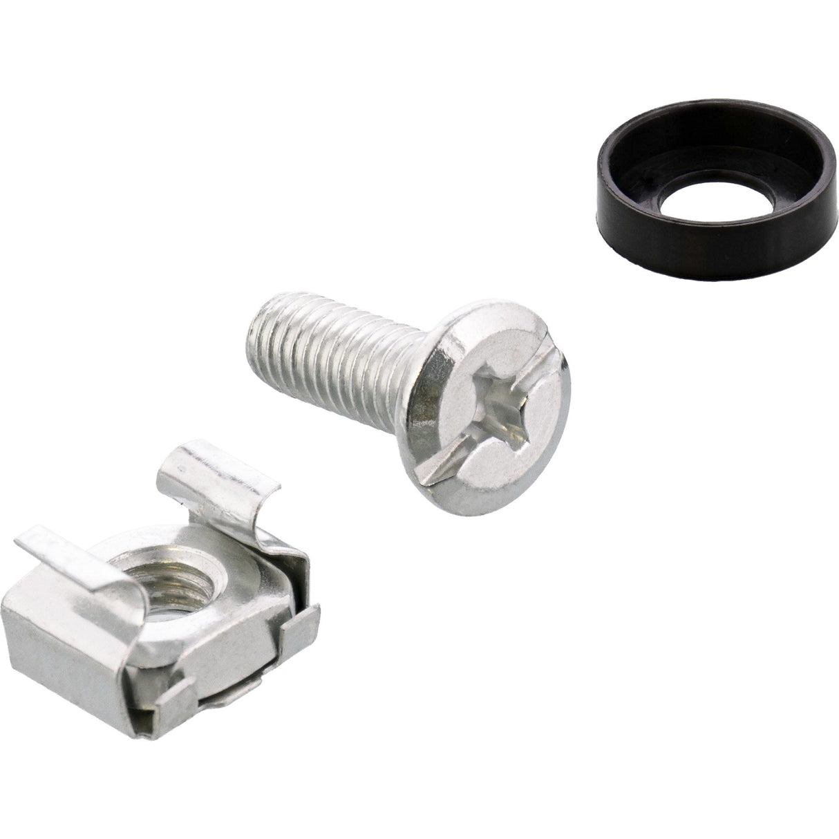 Inline 19110w Organizador De Cables 5 Plastic Brackets Removable, Ral 9005, Negro