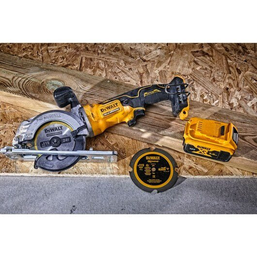 Sierra Circular  Dewalt Dcs691n-Xj Portátil 11,5 Cm Negro, Amarillo 4500 Rpm 800 W
