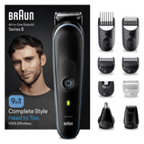 Recortadora 9 En 1 Braun Series 5 Mgk 5411 Con Batería 7 Accesorios