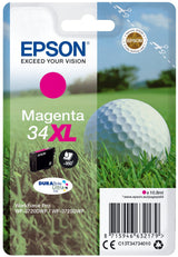Tinta Original Epson 34xl Magenta Para  Wf-3720dwf/3725dwf