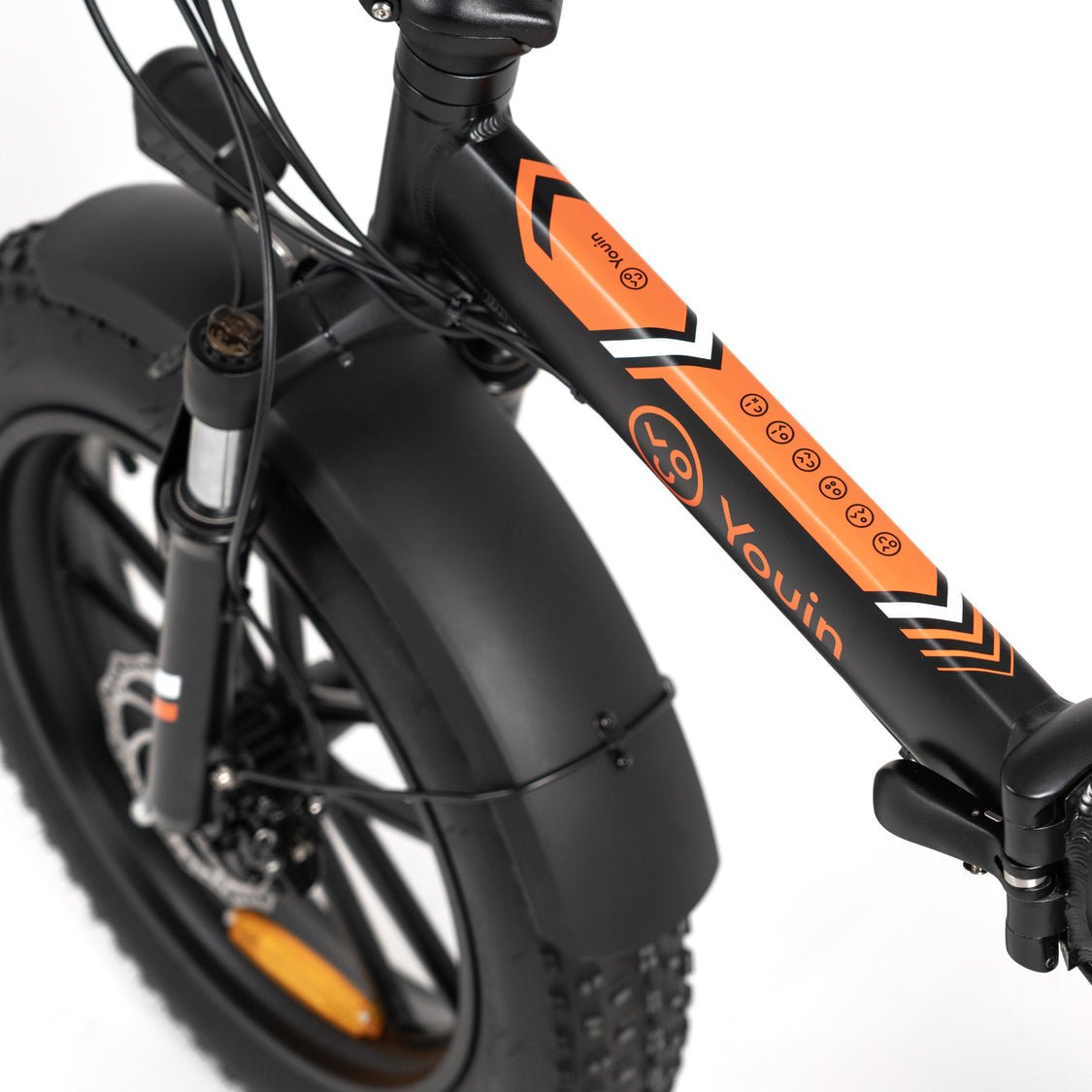 Youin Bk1201 Bicicleta Eléctrica Negro, Naranja Aluminio 20 50,8 Cm (20") 27 Kg