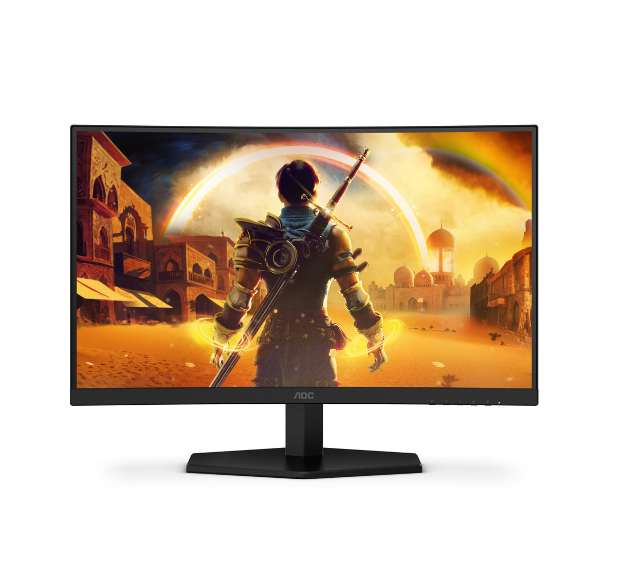 Monitor Aoc G4 C24g42e  (23.6") 1920 X 1080 Pixeles Full Hd Led Negro, Rojo