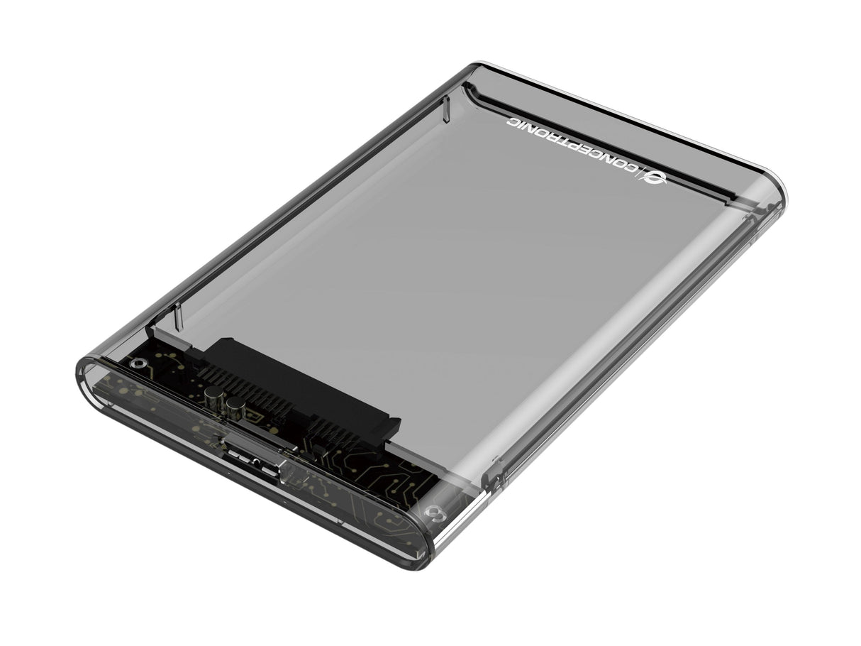 Caja Externa Conceptronic Usb 3.0 Sata Transparente Sin Tornillos Dante03t