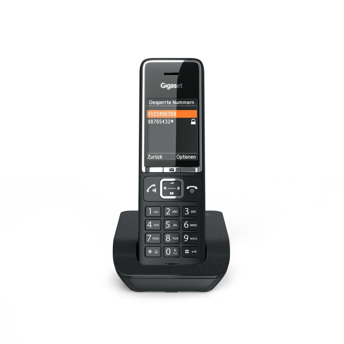 Telefono Gigaset Comfort 550 Black/Chrome