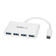 EAN 65030871051 - StarTech.com HB30C4ABW hub de interfaz USB 3.2 Gen 1 (3.1 Gen 1) Type-C 5000 Mbit/s imagen 1