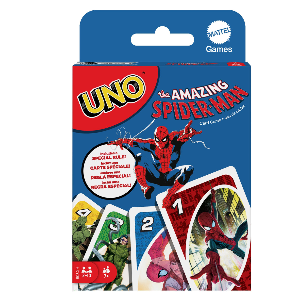 Mattel Games Uno Spider-Man, Juego De Cartas Hxy08