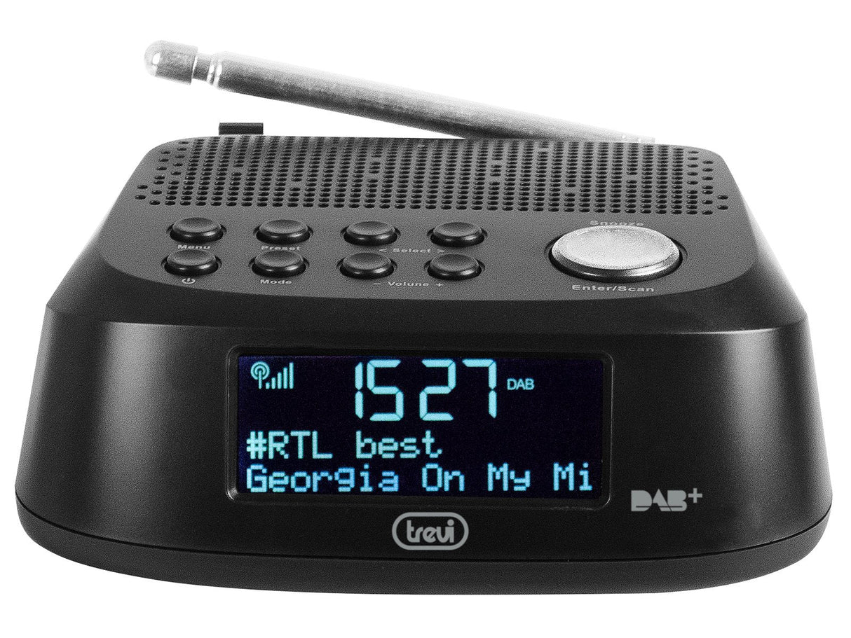 Radio Despertador Trevi Rc80d4 Negro