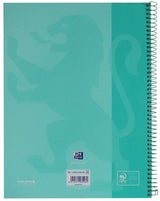 Oxford Cuaderno Europeanbook 1 School Microperforado 80 Hojas 1 Línea Tapas Extraduras Touch A4+ Ice Mint Pastel -5u-