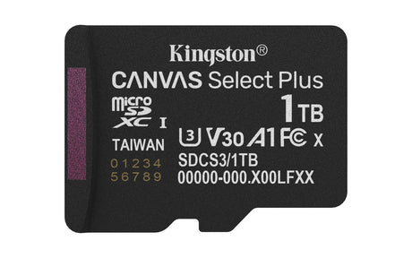 EAN 0740617348637 - Kingston Technology Canvas Select Plus Gen3 MicroSDXC UHS-I Clase 10 imagen 1