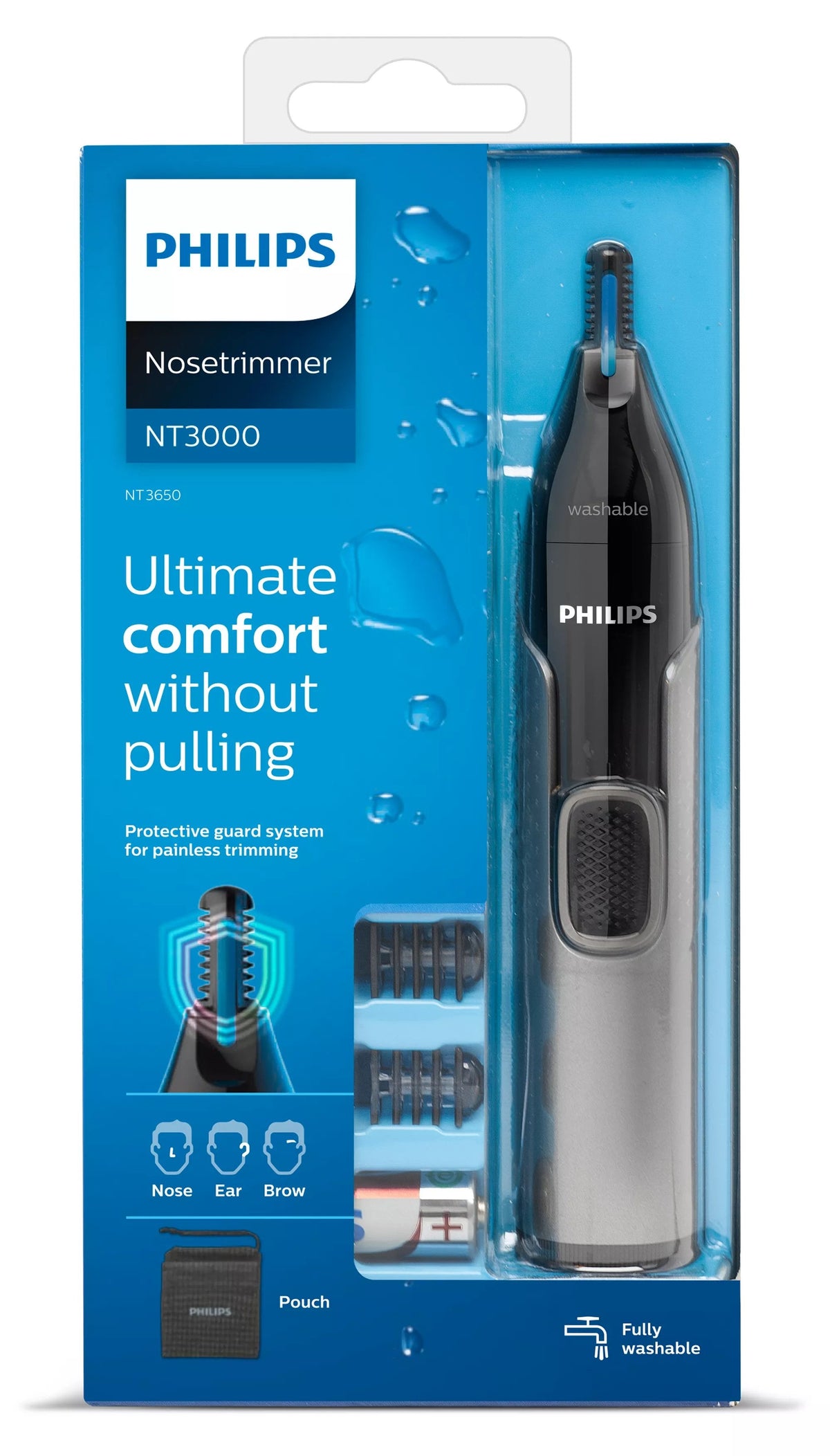 Philips Nt3650/16 Recortadora De Nariz Eléctrica Nose Trimmer Series 3000