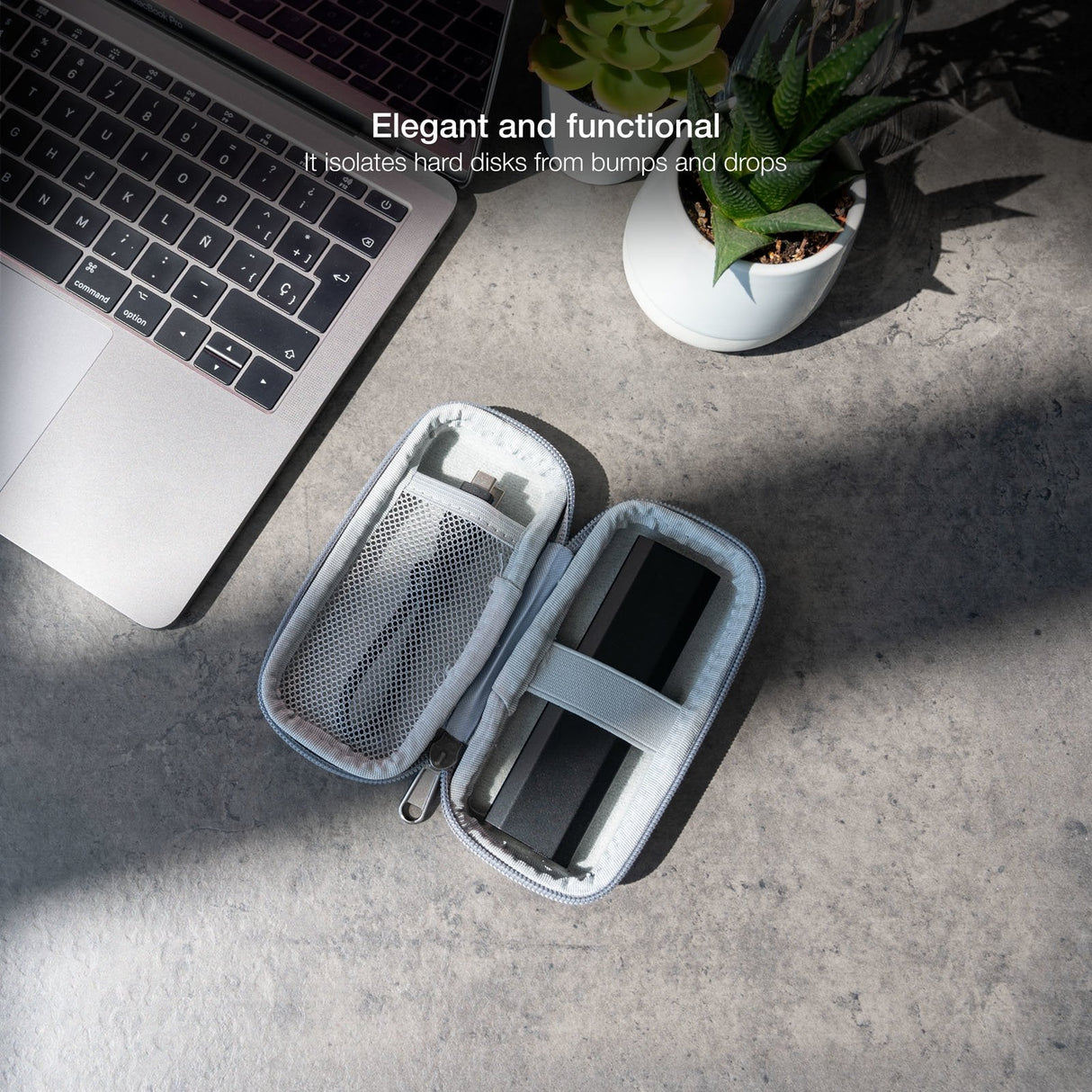 Tooq Estuche Protector Para Caja Externa M2 - Gris