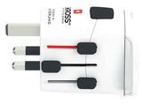 Skross 1.103165 Adaptador De Enchufe Eléctrico Universal Blanco