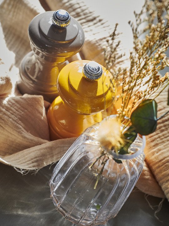 Peugeot Bistro Pfeffermühle 10 Cm Safrangelb Lackiertes Holz