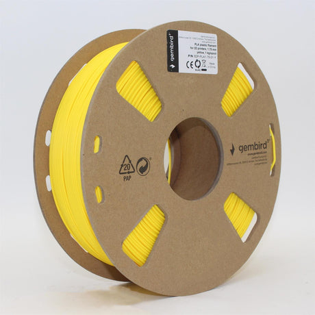 EAN 8716309088596 - Gembird 3DP-PLA1.75-01-Y material de impresión 3d Ácido poliláctico (PLA) Amarillo 1,4 kg imagen 1