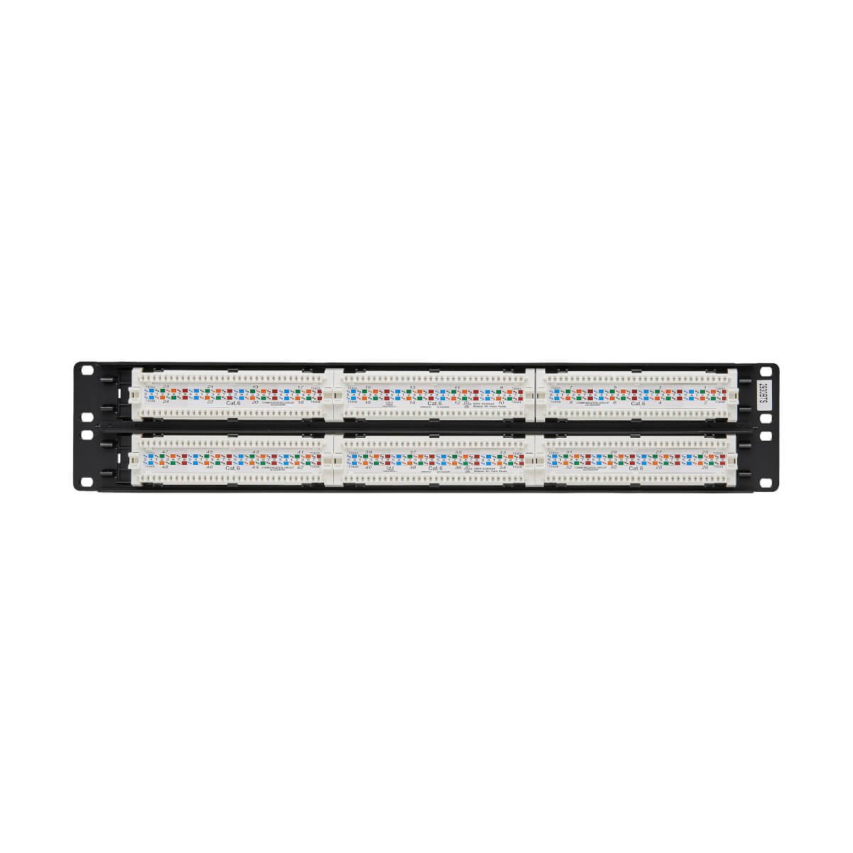 Tripp Lite N252-048 Panel De Conexiones Cat5 / Cat6 110 De 48 Puertos, Para Instalación En 2u De Rack, 568b, Ethernet Rj45 (48-Port 2u Cat6/Cat5 - Patch Panel)