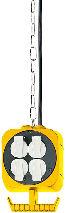 EAN 4007123048472 - Brennenstuhl 1151760 base múltiple 5 m 2 salidas AC Negro, Blanco, Amarillo imagen 1
