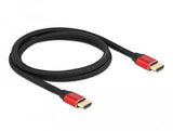 Cable Hdmi Delock Ultra High Speed  48 Gbps 8k 60 Hz Rojo 1 M Zertifiziert