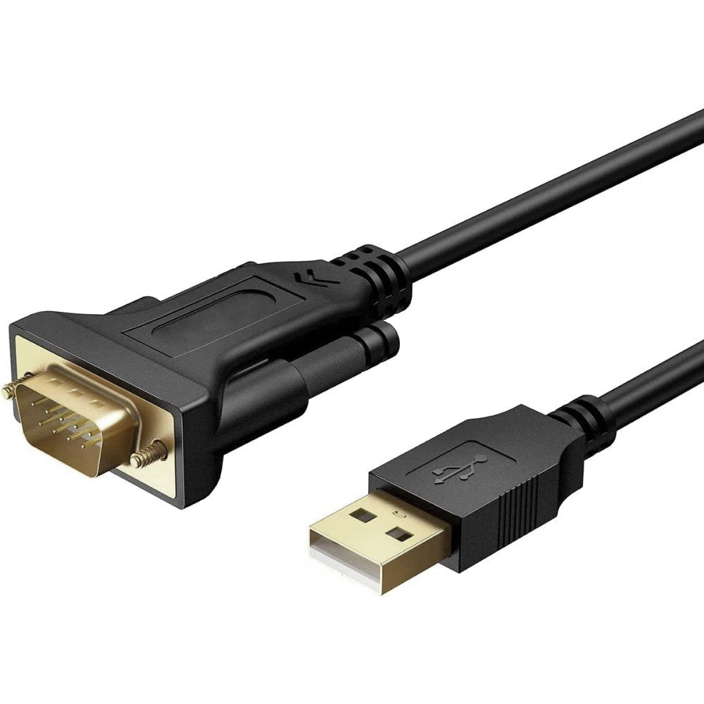 Techly Idata Usb2-Ser-1a Convertidor Usb A Rs232/Db9 M/M Con Cable De 1.5m Polybags