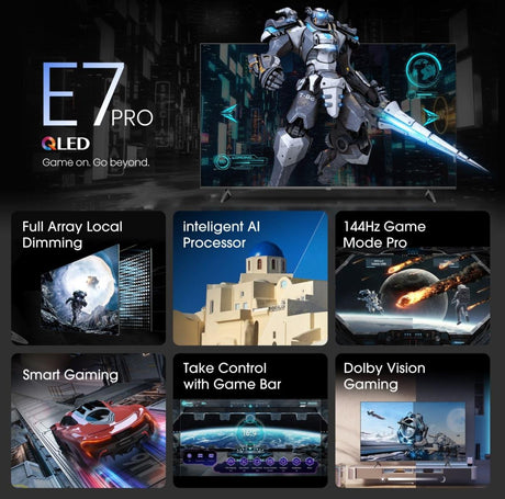 EAN 6942351402864 - Hisense 65E77NQ PRO 165,1 cm (65") 4K Ultra HD Smart TV Wifi Negro 450 cd / m² imagen 3