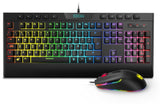 Krom Pack Rgb Teclado Membrana Y Raton  Kalyos Sp