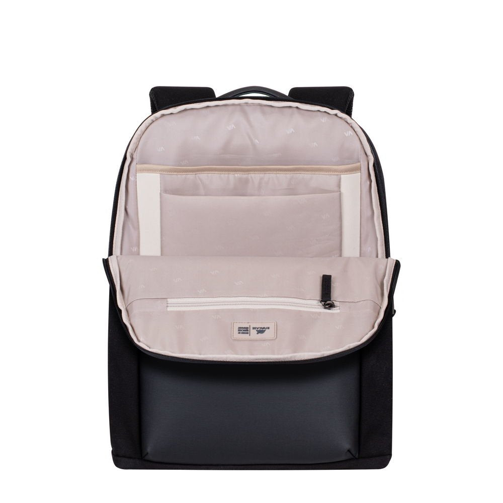 Mochila Riva Canvas Urban Para Portátil (14")  Negro 8524